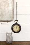 Pocket Watch Wall Clock, Small EAK80351 Park Hill