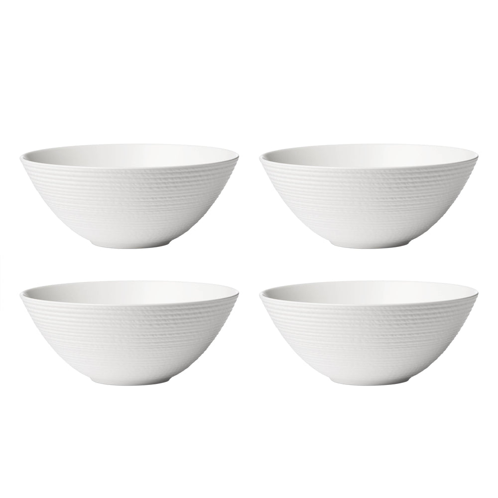 Lenox LX Collective White All-Purpose Bowls, Set of 4 White, WHITE PORCELAIN 894659