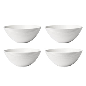 Lenox LX Collective White All-Purpose Bowls, Set of 4 White, WHITE PORCELAIN 894659