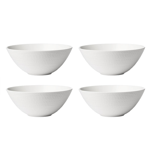 Lenox LX Collective White All-Purpose Bowls, Set of 4 White, WHITE PORCELAIN 894659