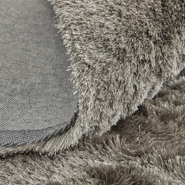 Feizy Rugs Indochine Plush Hand-tufted Polyester Shag Rug - Luxurious High Pile For Contemporary Spaces Gray,Black Polyester 4944550fgry000n95