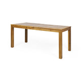 Christopher Knight Home® - Noble House - Augustine Outdoor Rustic Acacia Wood Dining Table, Teak