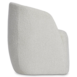 Bernhardt Bernhardt Arcadia Arm Chair — Sculptural Fully Upholstered Rustic Modern Seat With Hidden Casters 334504