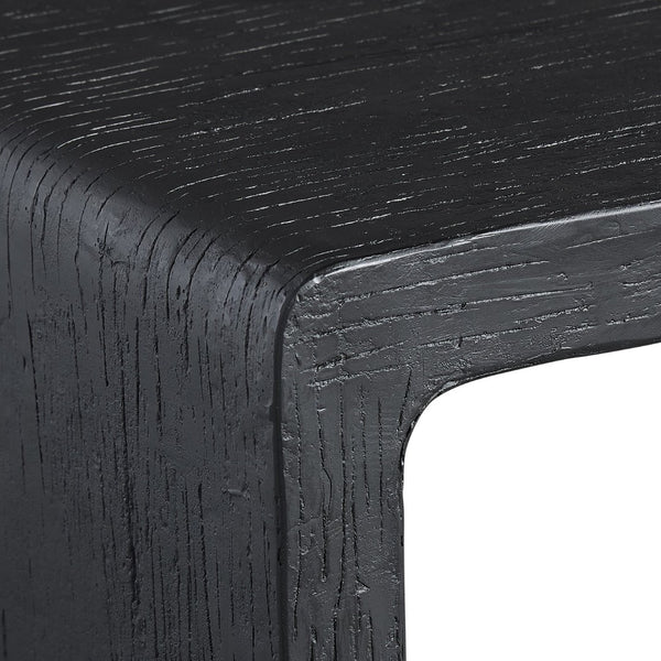 Bernhardt Bernhardt Shephard Faux Bois Resin Cocktail Table with Organic Form for Living Rooms 582012