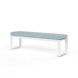 Newport Dining Bench in Spectrum Indigo, No Welt SW4801-BNCH-48080 Sunset West