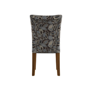 Homelegance By Top-Line Harmonn Print Parsons Dining Side Chairs (Set of 2) Brown Rubberwood