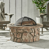 Christopher Knight Home® Noble House Easton  34” Circular  Fire Pit