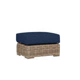 Havana Ottoman in Spectrum Indigo w/ Self Welt SW1701-OTT-48080 Sunset West