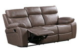 Parker House Theon - Stokes Toffee Manual Reclining Sofa And Recliner Brown 97% Polyester,3% Pu Mthe-41-stof