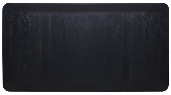 Hooker Furniture Bristowe Pecan Executive Desk With Tuxedo Distressed Finish, 7 Drawers, Locking File Storage, 60"W 5971-10660-99