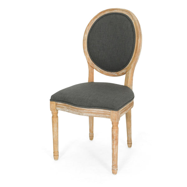 English Elm Christopher Knight Home® - Kd Dining Chair - Timeless French Country Elegance With Upholstered Comfort For Your Dining Room 60352.00BCDGRY
