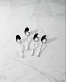 Lenox French Perle Dinner Spoons, Set of 4 Metallic, STAINLESS METAL 894744