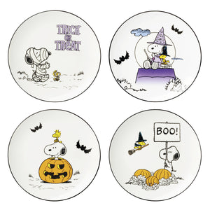 Lenox The Great Pumpkin Accent Plates, Set of 4 Multi, IVORY PORCELAIN 896688