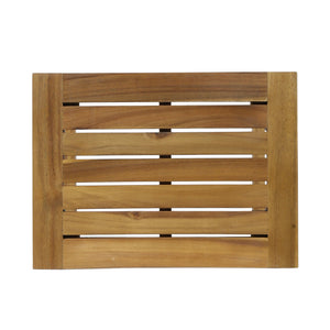 English Elm Christopher Knight Home® - CARIBBEAN Acacia Wood 30" Outdoor Barstool Set of 2 — Weather-Resistant Saddle Seats, Slat Design Natural 61426.00