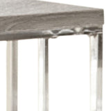 Steve Silver Lucia Chairside End Table Gray/ LU350CE