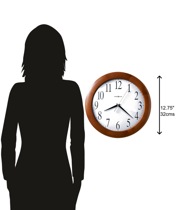 Hekman Furniture 625214 Timeless Wood Wall Clock With Quartz Movement - Elegant Home Or Office Decor For Any Space Windsor Cherry Corporate Wall Clock 625214