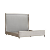 Zoey Upholstered King Shelter Bed Silver with Upholstered Finish P344-BR-K3 Pulaski Furniture