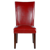 Hartford Bonded Chair Red, Set of 2