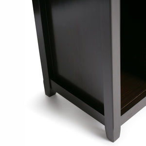 English Elm Amherst Multi Cube Bookcase - Handcrafted Solid Wood Storage Unit In Rich Hickory Brown Finish B136P159435