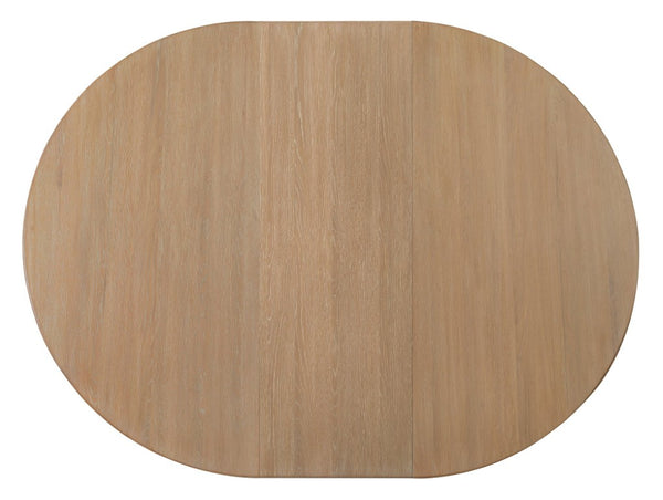 Hooker Furniture Banyon Desert Oak Round Dining Table With 18" Leaf — Solid White Oak Pedestal, Seats 4–6 6081-75201-82