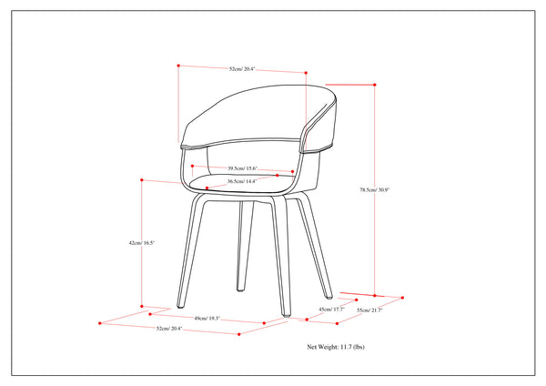 English Elm Lowell Bentwood Dining Chair - Stylish Light Grey Upholstery For Modern Comfort & Versatility B136P158843