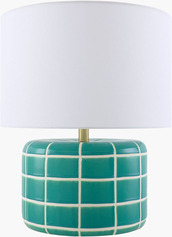 Livabliss Yake Iron Base Table Lamp with Linen Shade Arts and Crafts Style Warm Ambient Glow YKE-001