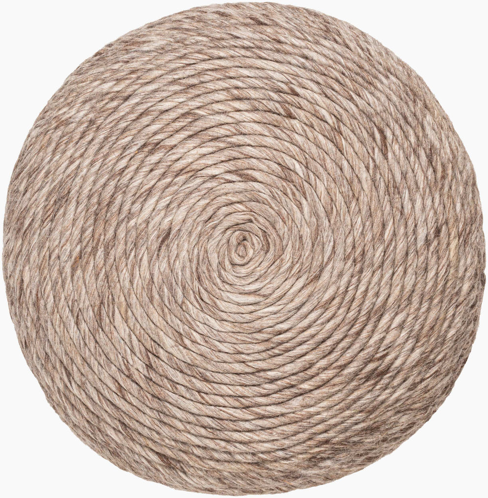 Surya Yukon 18" X 18" Modern Accent Pillow Cover - Durable Cotton Blend, Woven Design, Timeless Style! Cream Wool,Cotton,Polyester,Polyfill Ykn002-1818