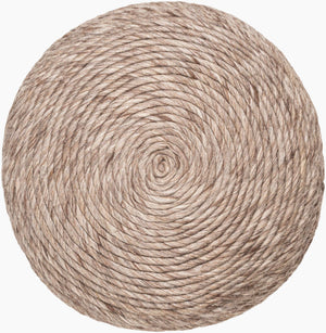 Surya Yukon 18" X 18" Modern Accent Pillow Cover - Durable Cotton Blend, Woven Design, Timeless Style! Tan Wool,Cotton,Polyester,Polyfill Ykn003-1818