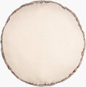 Surya Yukon 18" X 18" Modern Accent Pillow Cover - Durable Cotton Blend, Woven Design, Timeless Style! Tan Wool,Cotton,Polyester,Polyfill Ykn003-1818