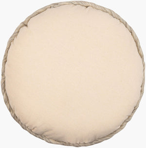 Surya Yukon 18" X 18" Modern Accent Pillow Cover - Durable Cotton Blend, Woven Design, Timeless Style! Beige Wool,Cotton,Polyester,Polyfill Ykn004-1818