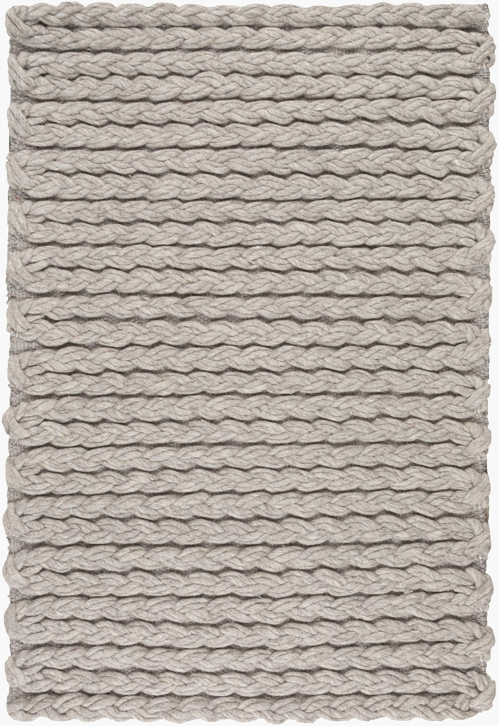Surya Yukon 8' X 10' Handmade Wool Rug - Durable, Modern Decor Piece With Natural Charm & Warranty Gray Wool Ykn2002-23