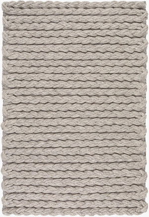 Surya Yukon 8' X 10' Handmade Wool Rug - Durable, Modern Decor Piece With Natural Charm & Warranty Gray Wool Ykn2002-23