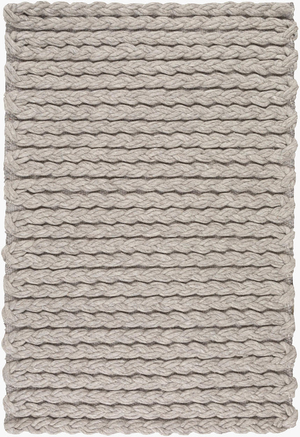 Surya Yukon 8' X 10' Handmade Wool Rug - Durable, Modern Decor Piece With Natural Charm & Warranty Gray Wool Ykn2002-23