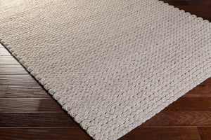 Surya Yukon 8' X 10' Handmade Wool Rug - Durable, Modern Decor Piece With Natural Charm & Warranty Gray Wool Ykn2002-23