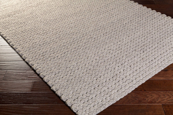 Surya Yukon 8' X 10' Handmade Wool Rug - Durable, Modern Decor Piece With Natural Charm & Warranty Gray Wool Ykn2002-23