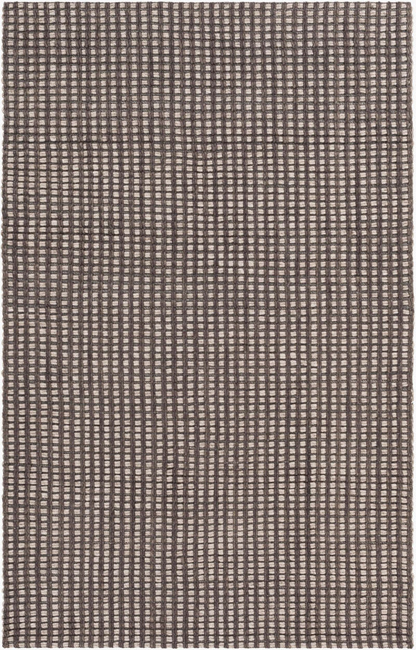 Surya Yukon 8' X 10' Handmade Wool Rug - Durable, Modern Decor Piece With Natural Charm & Warranty Charcoal Wool Ykn2003-576