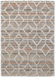 Feizy Rugs Mynka Polyester Machine Made Bohemian & Eclectic Rug Tan/Taupe/Ivory 9' x 12'