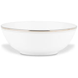 Lenox Kate Spade Library Lane Platinum Soup Bowl White, WHITE BONE CHINA 847695