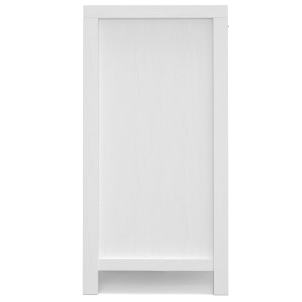 English Elm Hollander handcrafted solid wood sideboard buffet with 4 drawers, 2 doors & adjustable shelving, 54"W White B136P158685