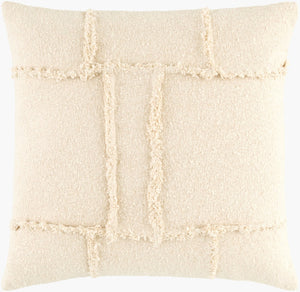 Livabliss Yulara Cotton Square Accent Pillow Indian Handcraft Textile Art for Sofa or Bed YLR001-2020P
