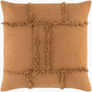 Livabliss Yulara Artisan Cotton Accent Pillow 22 Inch Square Bohemian Sofa Throw Decor YLR003-2222
