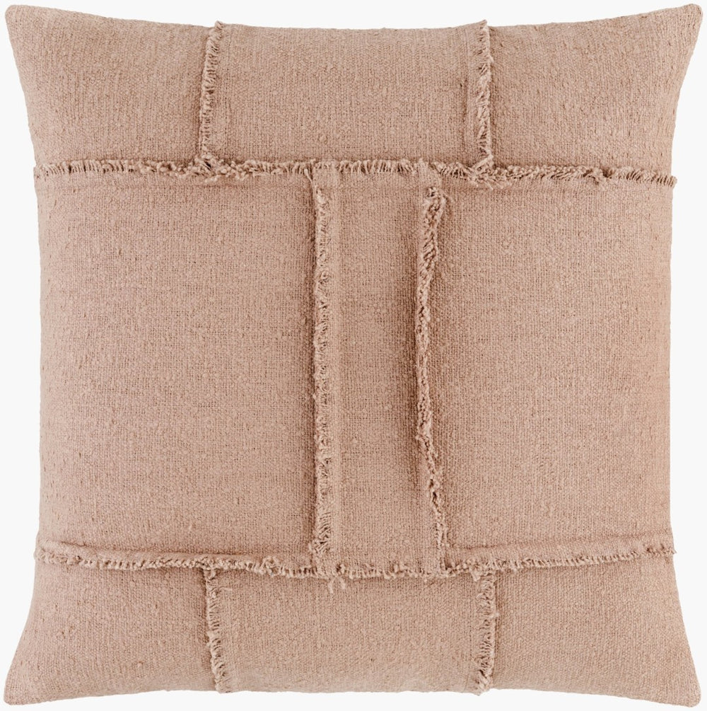 Livabliss Yulara Handcrafted Cotton Accent Pillow Artisan Woven Square Sofa Bed Decor YLR004-2020D