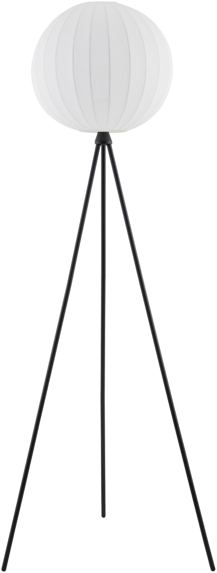 Livabliss Yalata Iron Floor Lamp with Cotton Shade Artisan Finish for Living Room Reading YLT-001