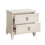 Samuel Lawrence Furniture Madison 2-Drawer Nightstand with USB Port in a Grey-White Wash Finish S916-050 S916-050-SAMUEL-LAWRENCE