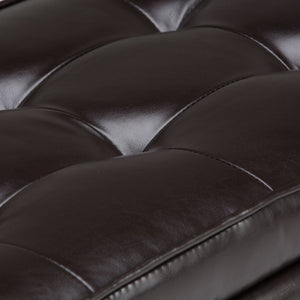 English Elm Cosmopolitan Storage Ottoman Bench In Tanners Brown - Stylish, Functional, And Child-Safe Design B136P159780