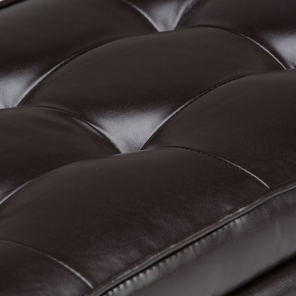 English Elm Cosmopolitan Storage Ottoman Bench In Tanners Brown - Stylish, Functional, And Child-Safe Design B136P159780