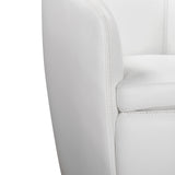 Parker Living Barolo - Snow 100% Italian Leather Swivel Club Chair - Set of 2 Snow SBAR#912S-2-SNOW Parker House