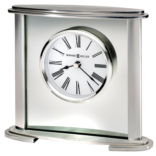 Hekman Furniture 645774 Glenmont Tabletop Clock - Elegant Metal Design, Quiet Quartz Movement, Classic Roman Numerals  Glenmont Tabletop Clock 645774