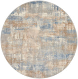 Nourison Calvin KleinCK950 Rush CK951 Machine Made Power-loomed No Border Indoor Only Modern  Rug Blue Beige, Blue Beige High Pile, 100% Polypropylene,Low Pile, 100% Polyester 99446818812