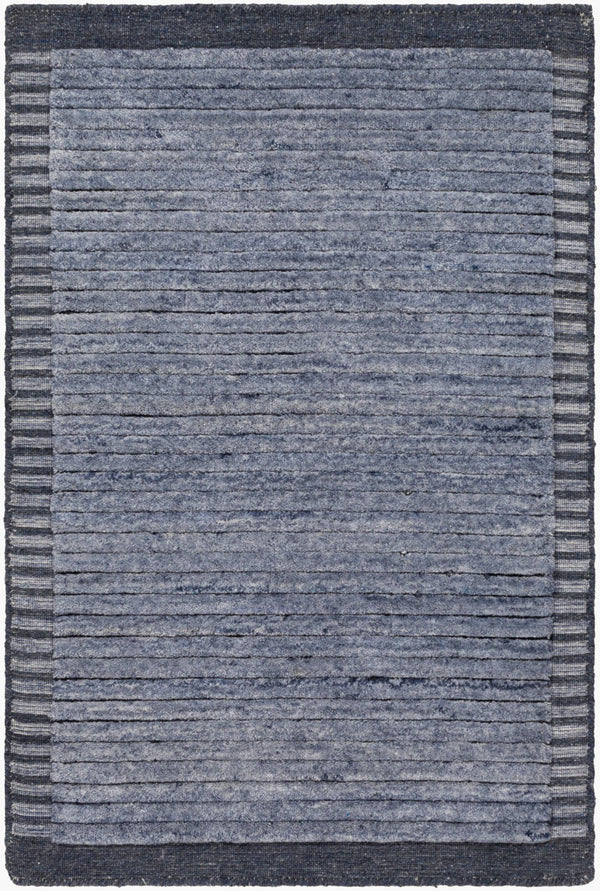 Surya Yasmin 10' X 14' Eco-friendly Scandinavian Modern Handmade Rug - Luxurious Comfort For Your Home Black Recycled Pet Yarn Ymn2303-69